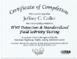 Certificate of completion